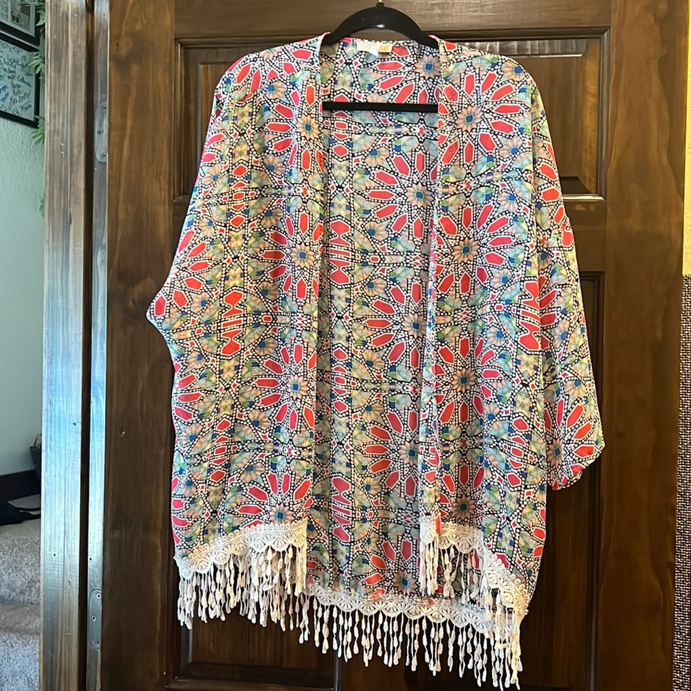 Colorful kimono. Size large
